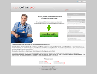 electricien.colmar.pro screenshot
