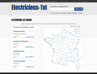 electriciens-tel.com screenshot