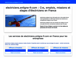 electriciens.enligne-fr.com screenshot
