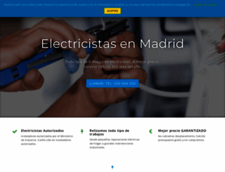 electricistasmadridrm.es screenshot