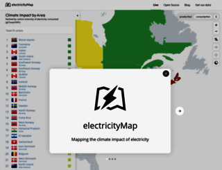 electricitymap.tmrow.co screenshot