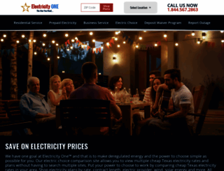 electricityone.com screenshot