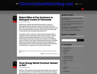 electricityratewatchdog.com screenshot