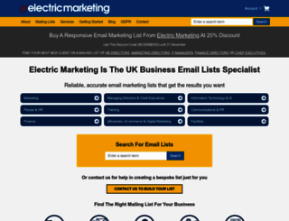 electricmarketing.co.uk screenshot