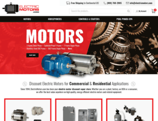 electricmotors.com screenshot