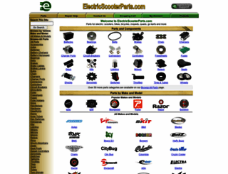 electricscooterparts.com screenshot