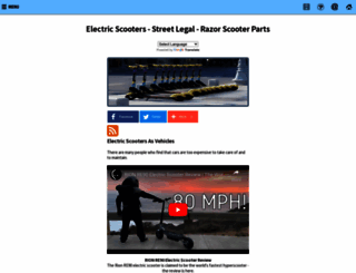 electricscooters123.com screenshot