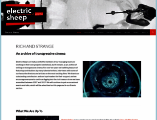 electricsheepmagazine.co.uk screenshot