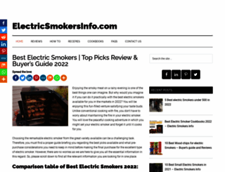 electricsmokersinfo.com screenshot
