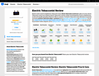 electrictobacconist.knoji.com screenshot