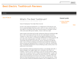electrictoothbrushdeals.drupalgardens.com screenshot