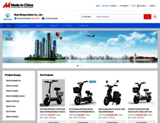 electrictricycle.en.made-in-china.com screenshot