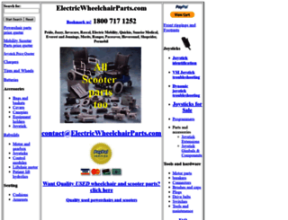 electricwheelchairparts.com screenshot