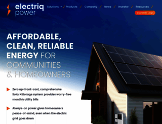 electriqpower.com screenshot