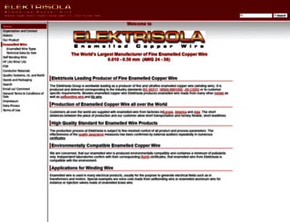electrisola.com screenshot