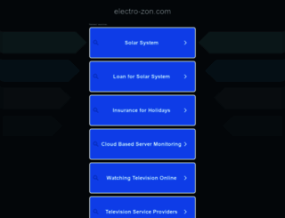 electro-zon.com screenshot