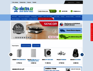 electro.cz screenshot