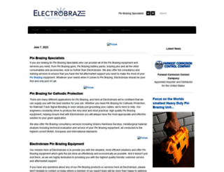 electrobraze.com screenshot