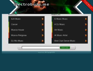 electrobuzz.me screenshot