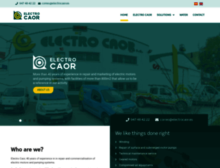 electrocaor.es screenshot