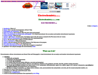 electrochemist.com screenshot