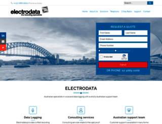 electrodata.com.au screenshot