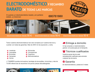 electrodomesticobarato.com screenshot