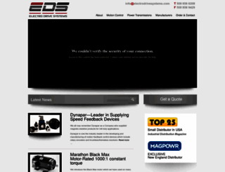 electrodrivesystems.com screenshot