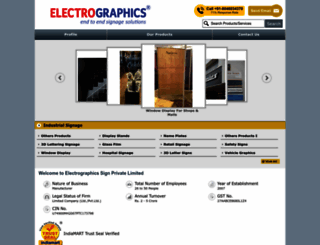 electrographicsign.com screenshot