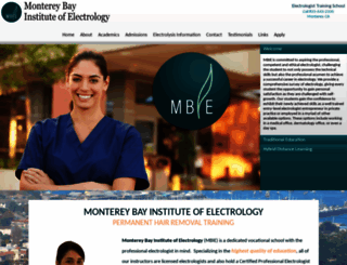 electrologycollege.com screenshot