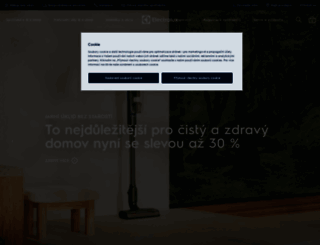 electrolux.cz screenshot