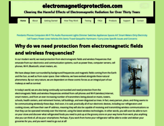 electromagneticprotection.com screenshot
