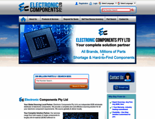 electronic-components.com.au screenshot