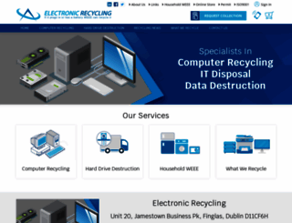 electronic-recycling.ie screenshot
