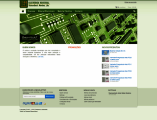 electronicaindustrial.pt screenshot