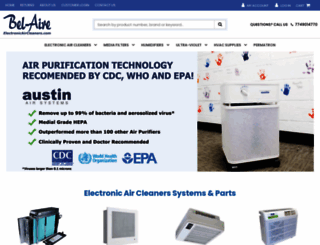 electronicaircleaners.com screenshot