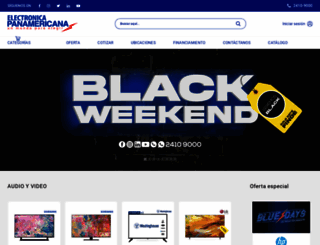 electronicapanamericana.com screenshot