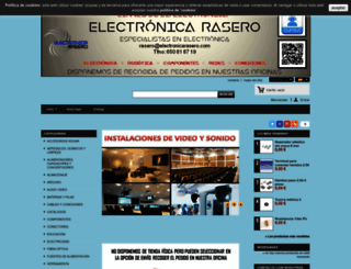 electronicarasero.com screenshot