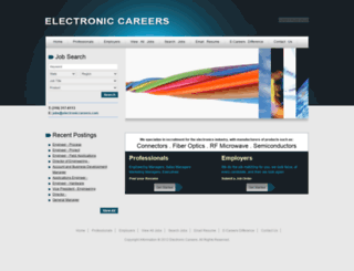 electroniccareers.com screenshot