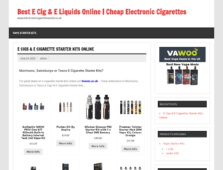 electroniccigaretteworld.co.uk screenshot