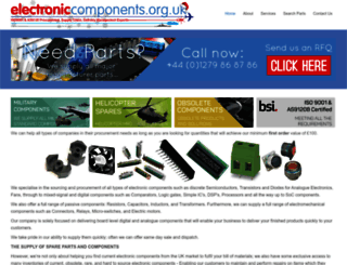 electroniccomponents.org.uk screenshot