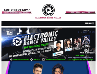 electronicdancevalley.in screenshot