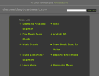 electronickeyboardmusic.com screenshot