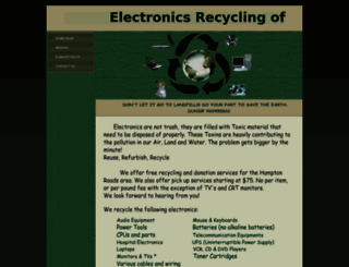 electronicrecyclingofvirginia.com screenshot