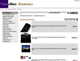 electronics.timeoffers.com screenshot
