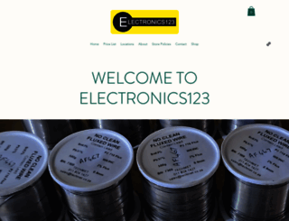 electronics123.co.za screenshot