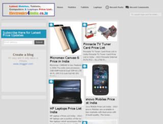 electronics4india.co.in screenshot