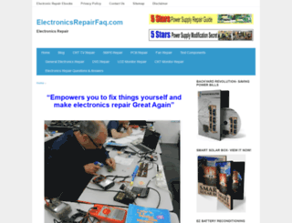 electronicsrepairfaq.com screenshot