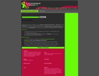 electronique-musique.fr screenshot