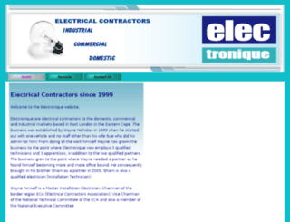 electronique.co.za screenshot